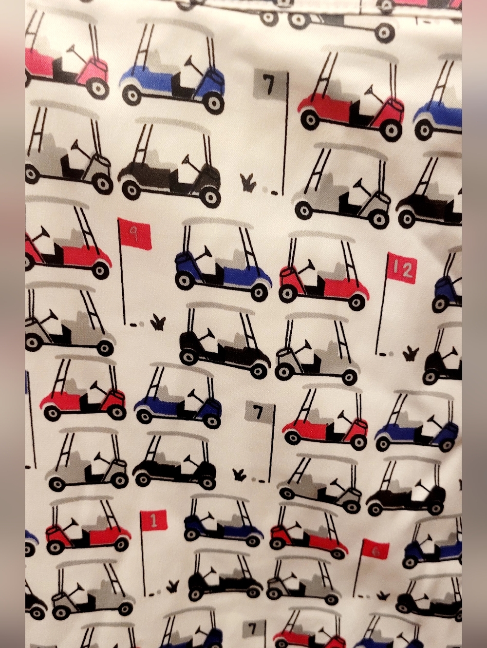 Izod White Golf Cart Print Golf/pickleball Skort Size 14 - Picture 9 of 11
